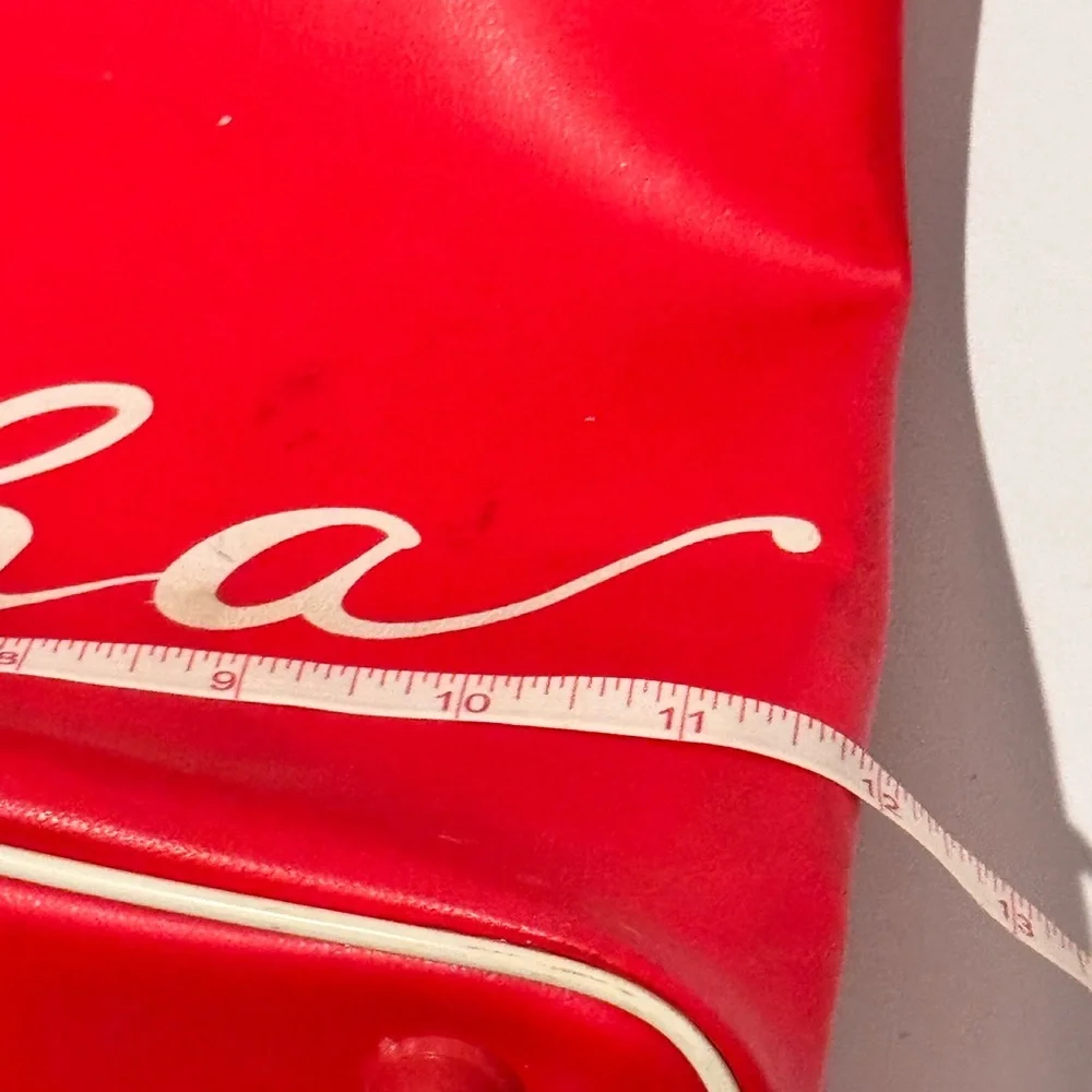 Vintage Aloha Red Vinyl Tote Bag